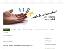 Tablet Screenshot of interprint.cz